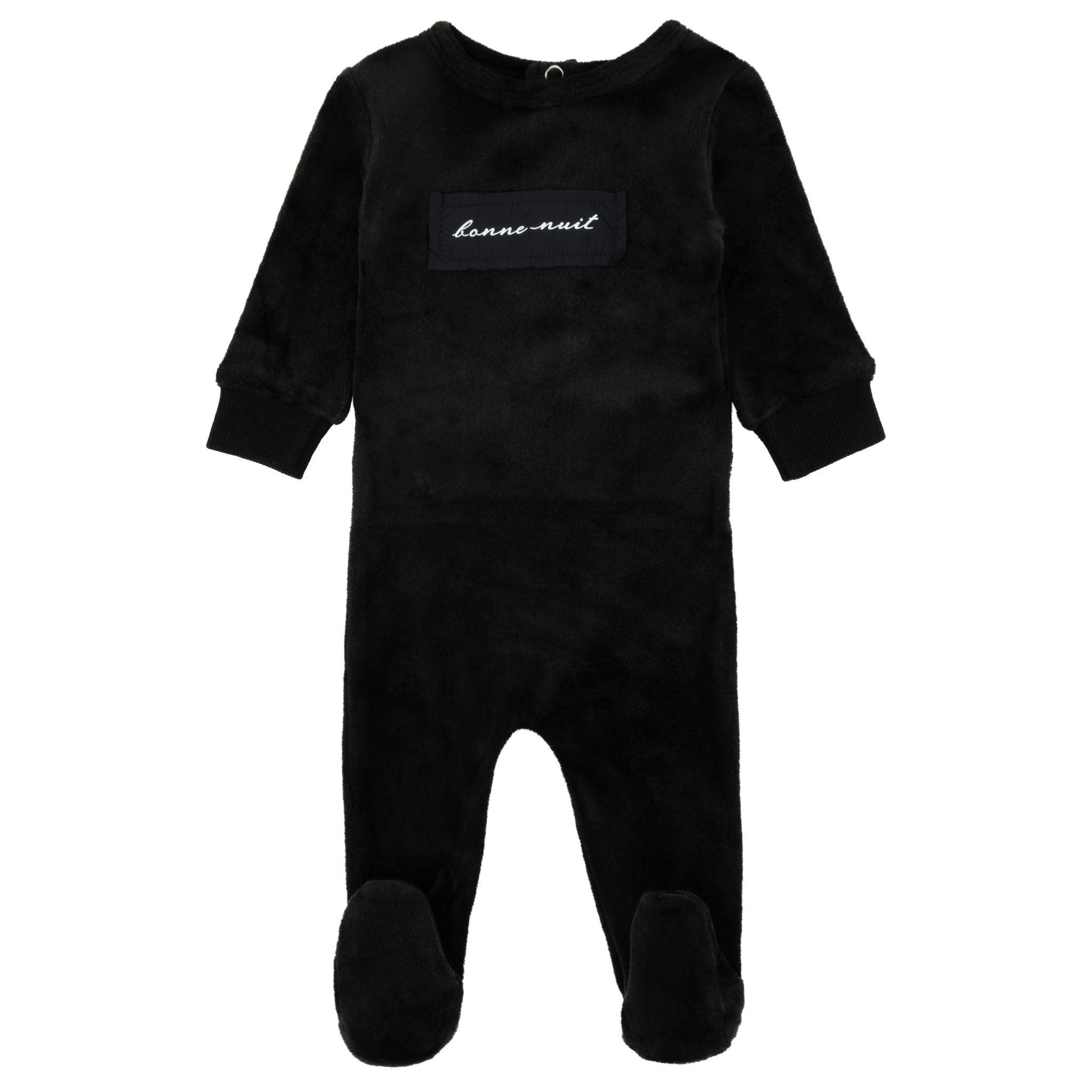 Velour Patch Footie
