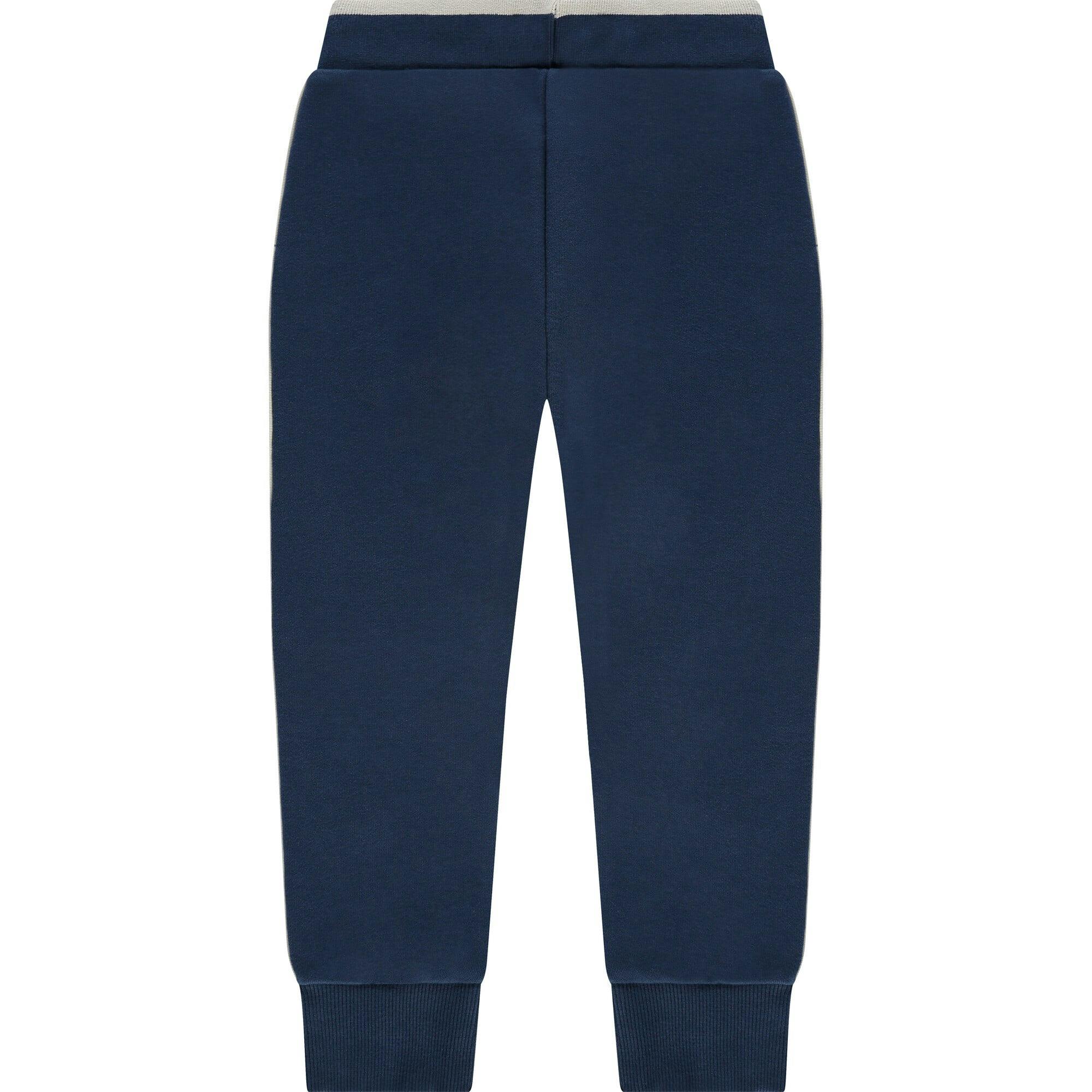 Contrast Side Panel Drawstring Sweatpants