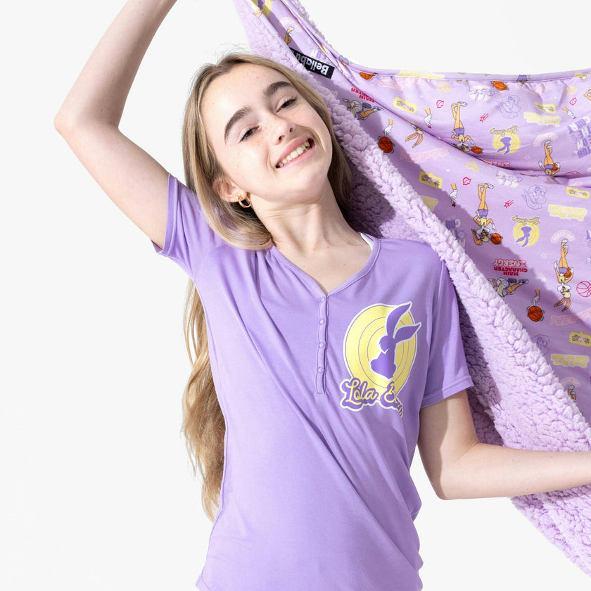Lola Bunny Bamboo Sherpa Blanket