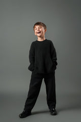 Organic Cotton Recycled Polyester Pleated Pant