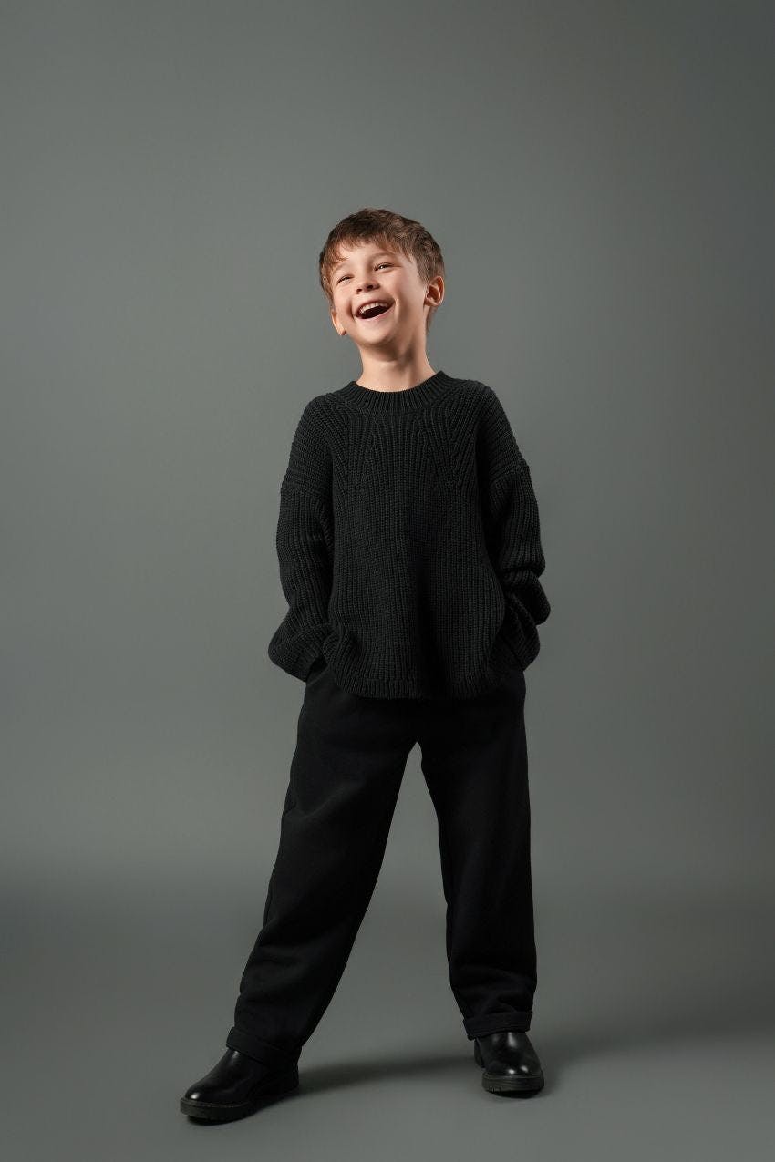 Organic Cotton Recycled Polyester Pleated Pant