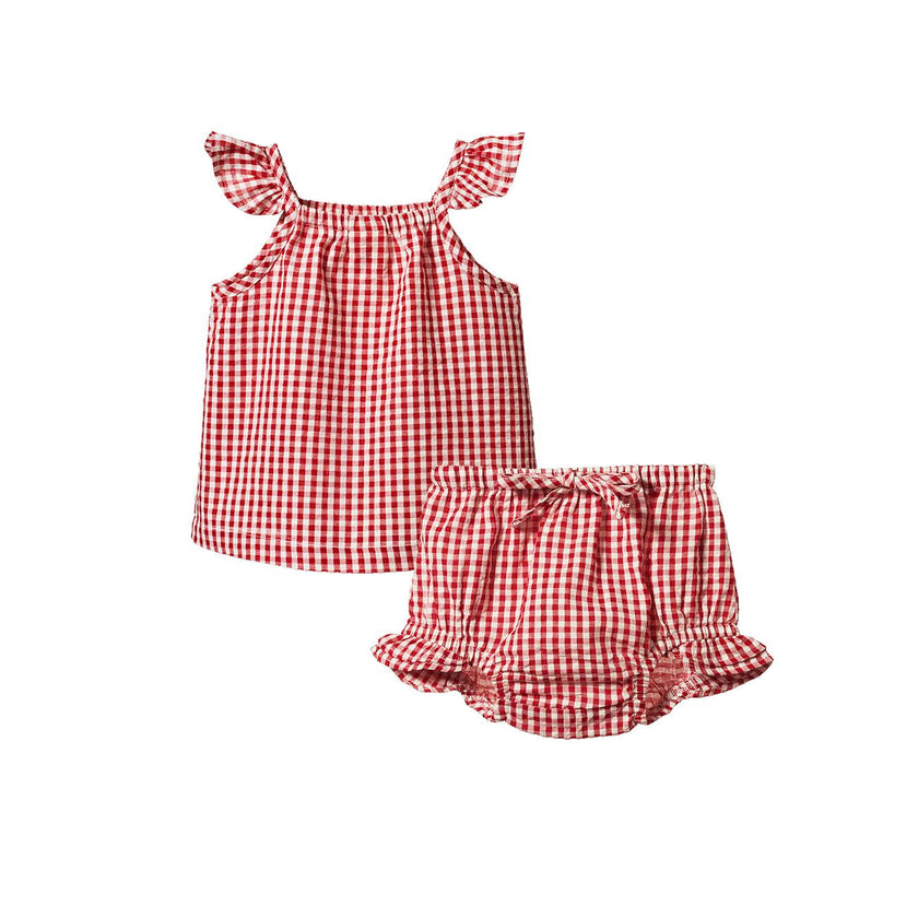 Petal Set Gingham