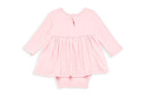 Long Sleeve Bubble Romper With Easter Embroidery