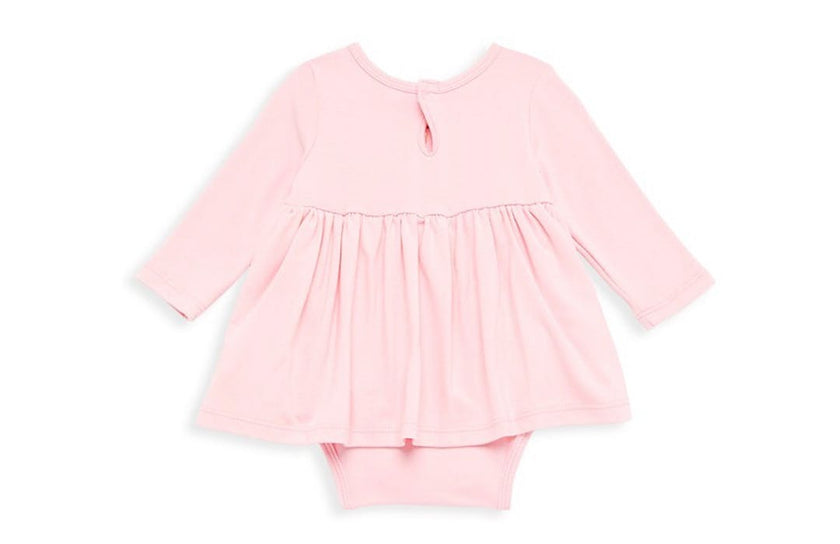 Long Sleeve Bubble Romper With Easter Embroidery