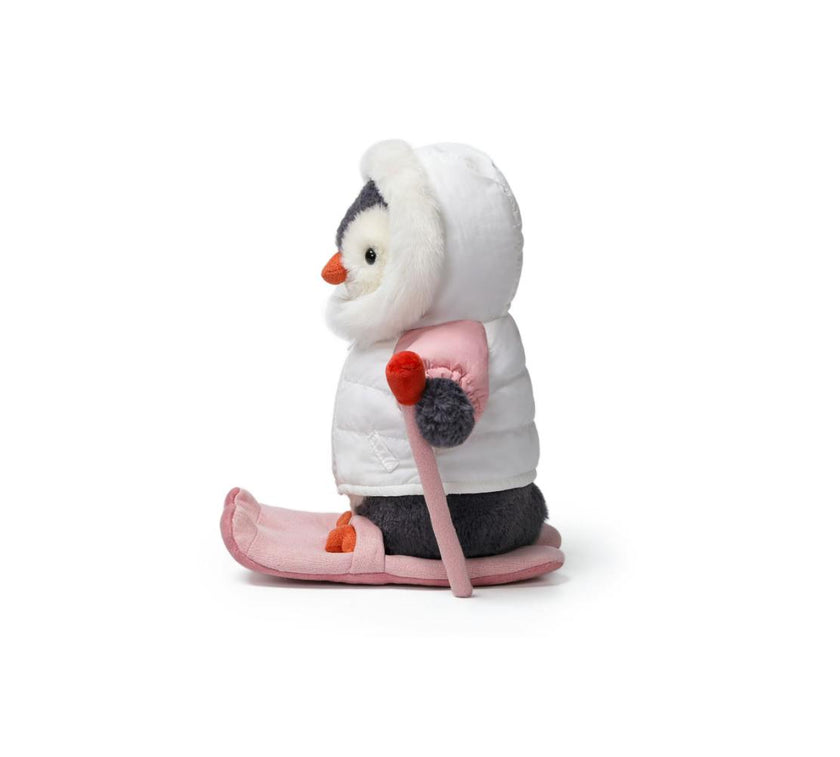 McHugs Skier Glacier Penguin Weighted Plush Animal 25cm