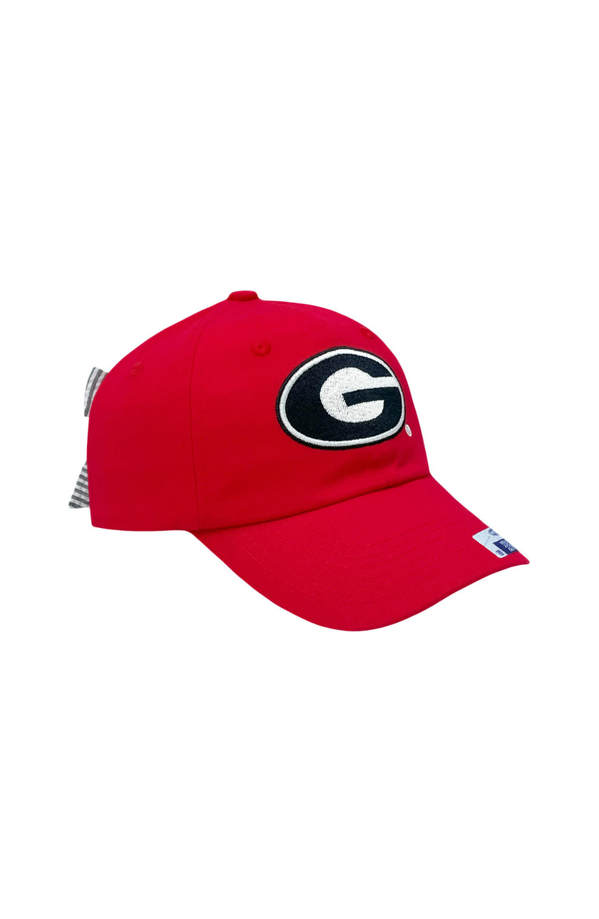 Officially Licensed Georgia Bulldogs Bow Baseball Hat (Youth)