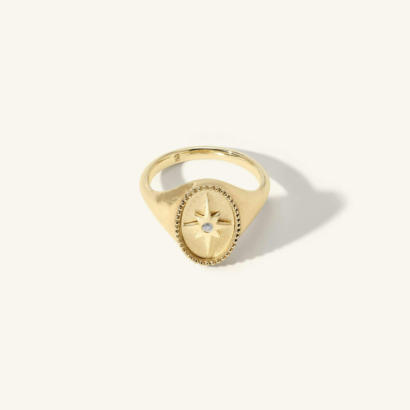Star Signet Ring