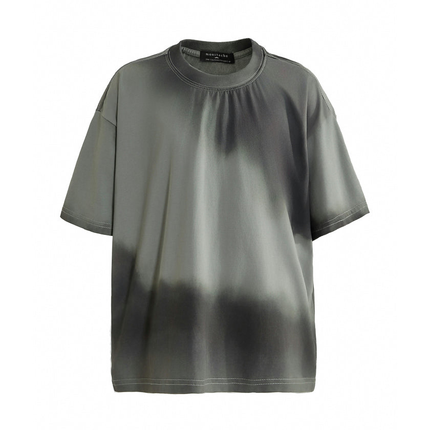 Gray Gradient Tie‑Dye T‑Shirt