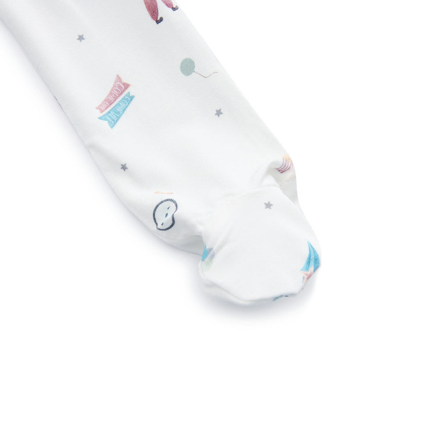 Bamboo Footie Pajama Sleepsuit - Le Cirque