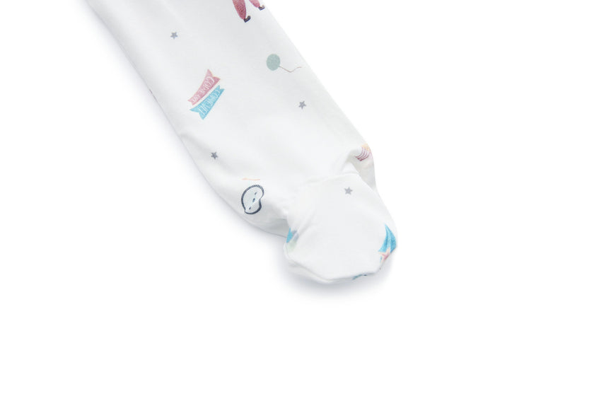 Bamboo Magnetic Footie Pajama - Le Cirque