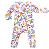 Zipped Long Sleeve Footed Onesie