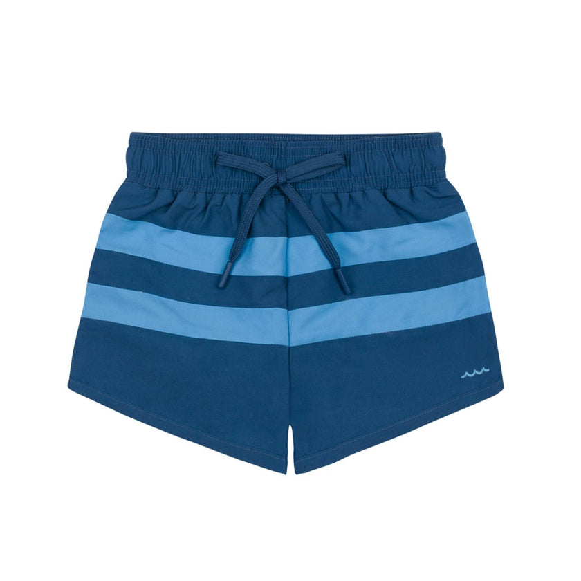 Boys Newport Navy Colorblock Boardie