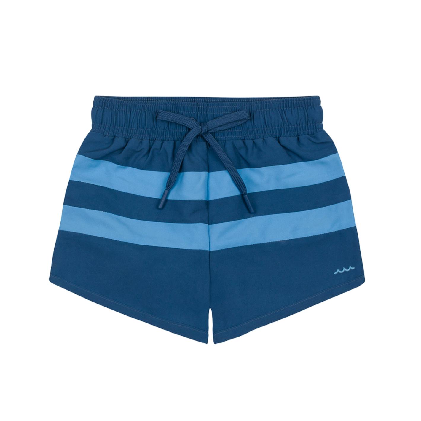 Boys Newport Navy Colorblock Boardie