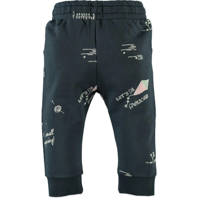 All-Over Kites Print Drawstring Sweatpants