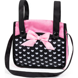 Bayer Design Dolls: Pram Xeo - Hearts Black & Pink