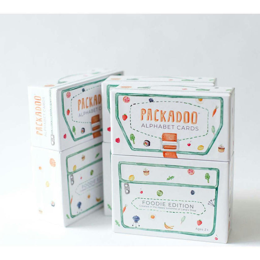Packadoo Alphabet Cards Foodie Edition