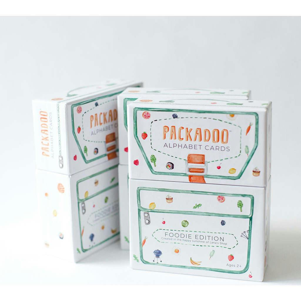 Packadoo Alphabet Cards Foodie Edition