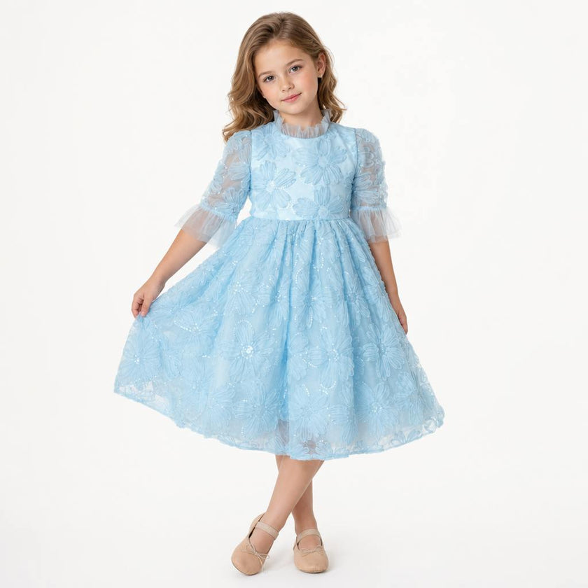 Sky Petal Music Box Dress