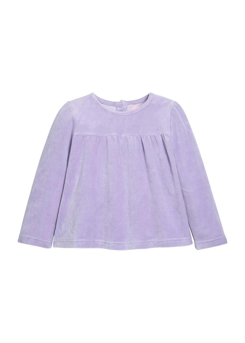 Lisle Top - Lavender Velour