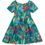 Short Sleeve Ballet Dress, Multi
