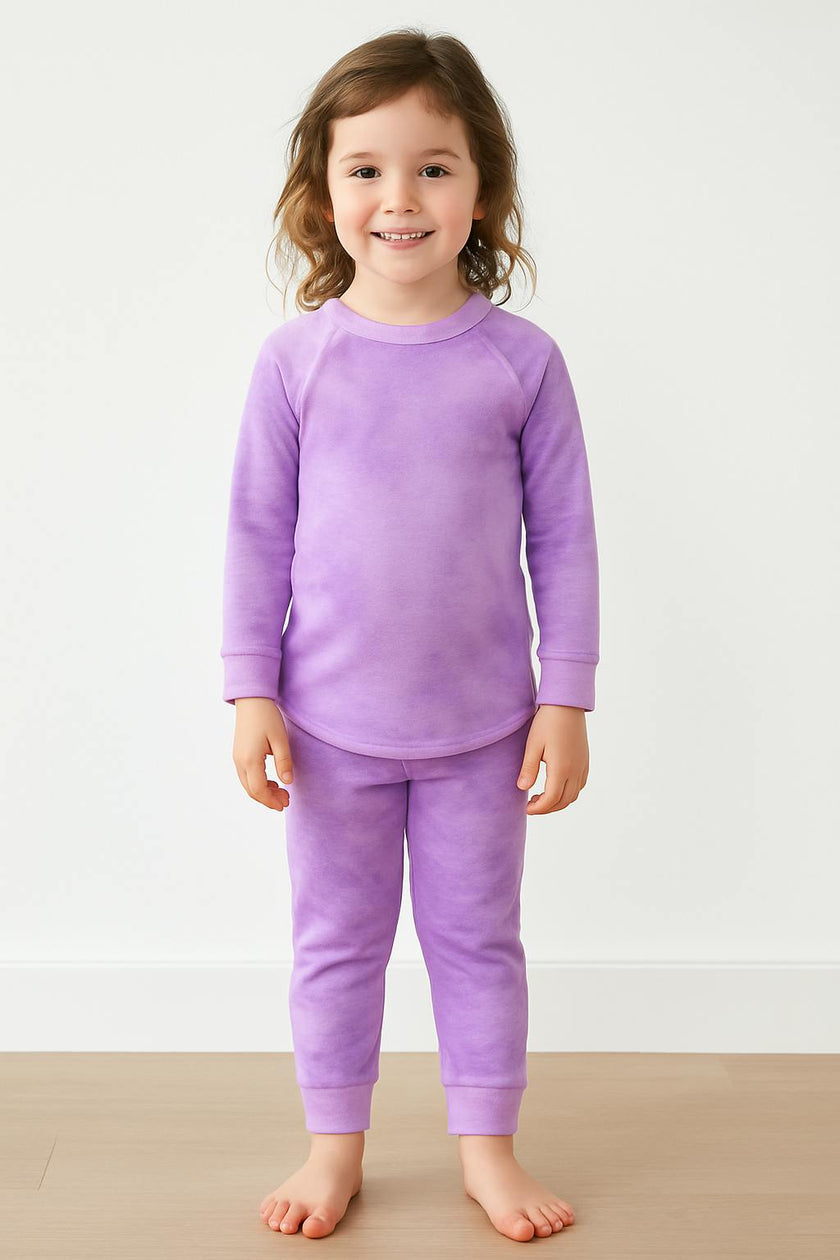 Garment Dyed Marble Slub Rib Tee and Jogger Set