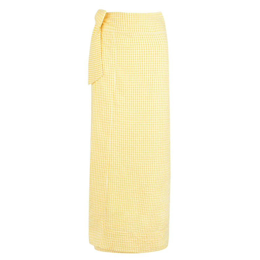 women's soleil gingham pareo