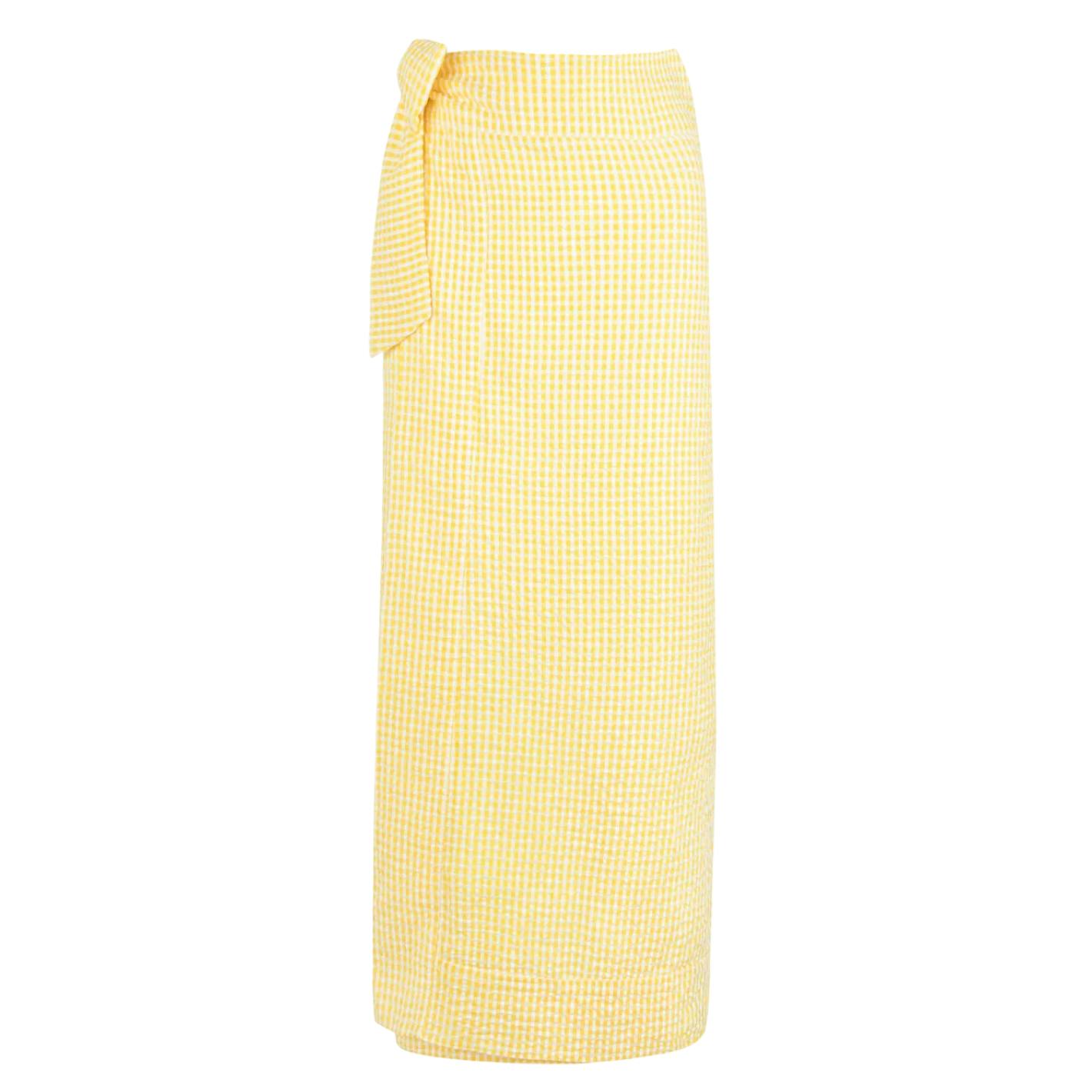 women's soleil gingham pareo