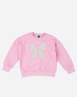 Karina Bow Sweatshirt Set