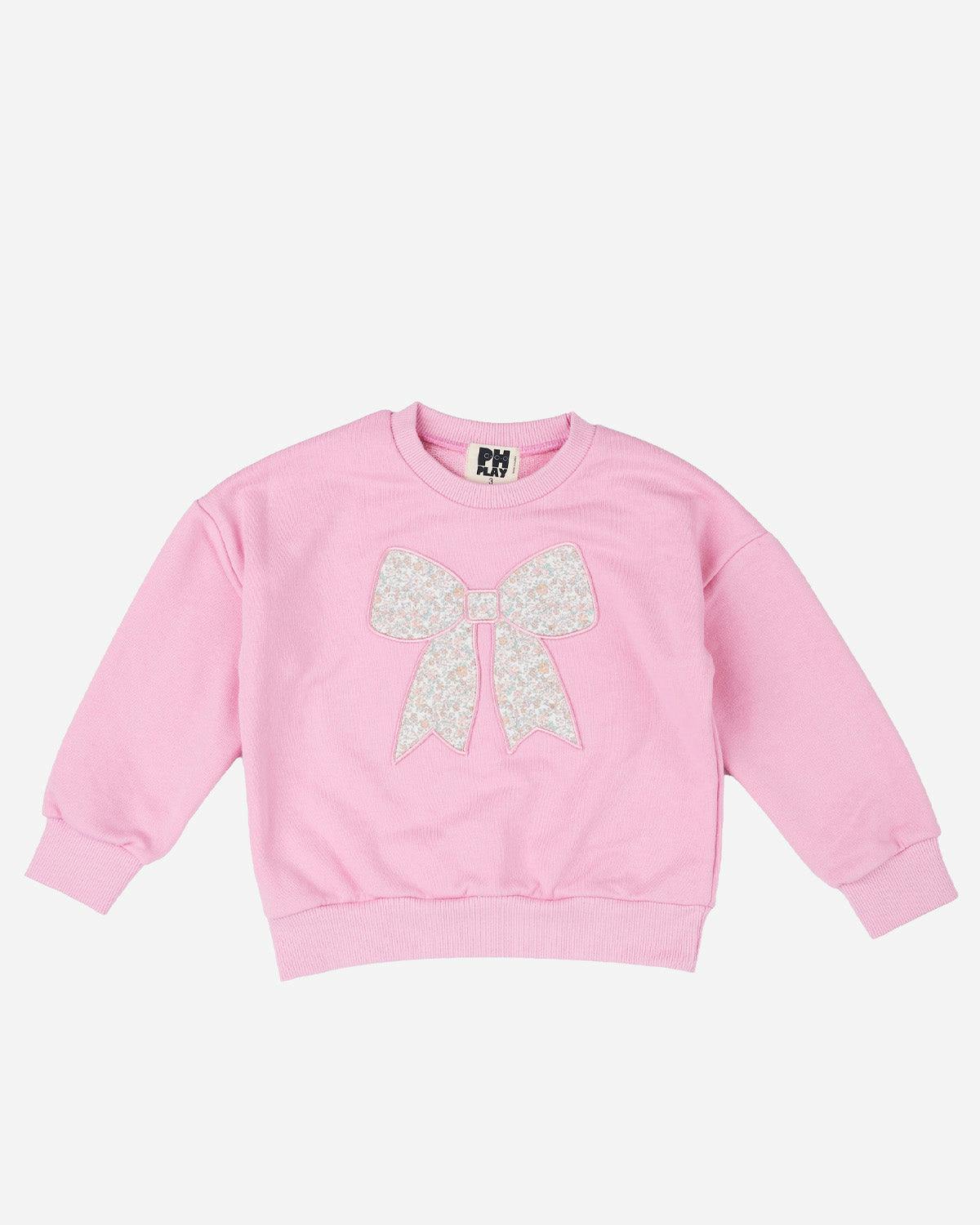 Karina Bow Sweatshirt Set