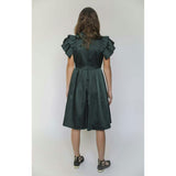 Rosalind dress (hunter green)