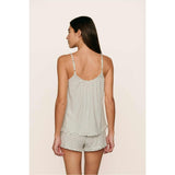 Gisele Printed TENCEL™ Modal Cami & Shortie Short PJ Set, White