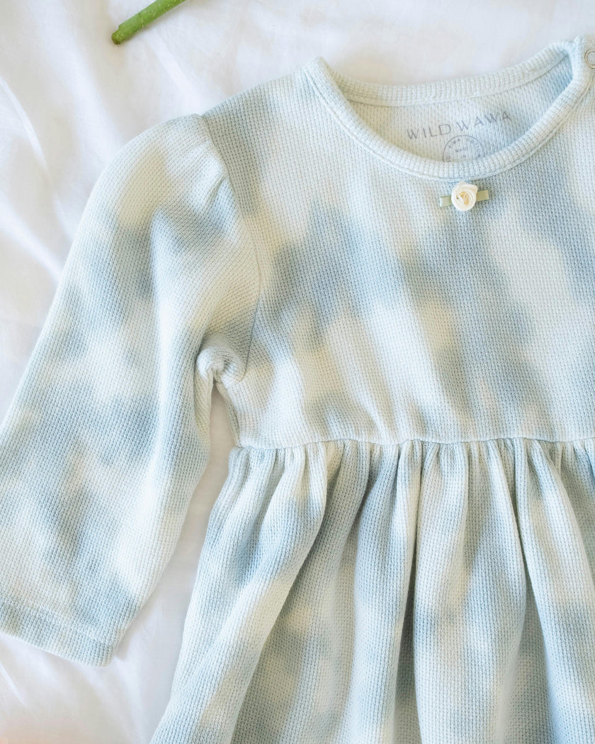Tie-dye Dress in Baby Blue