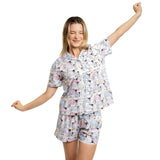 Women's Drawbertson Longhorns Short PJ Set