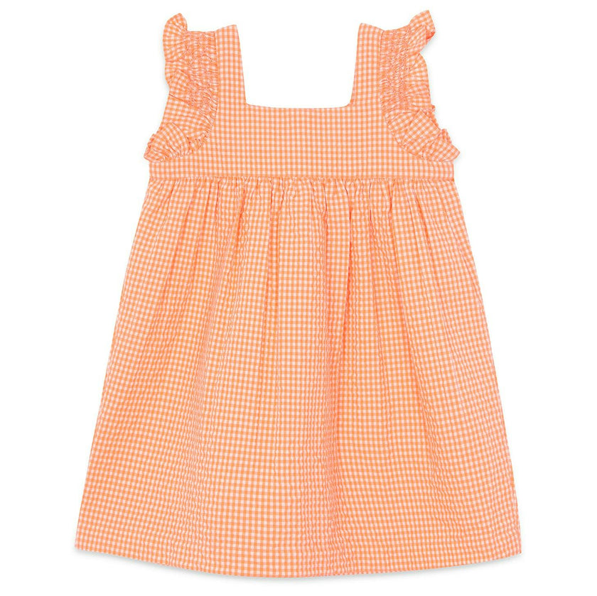 BONTON Nonna Dress - Carreau Fluo