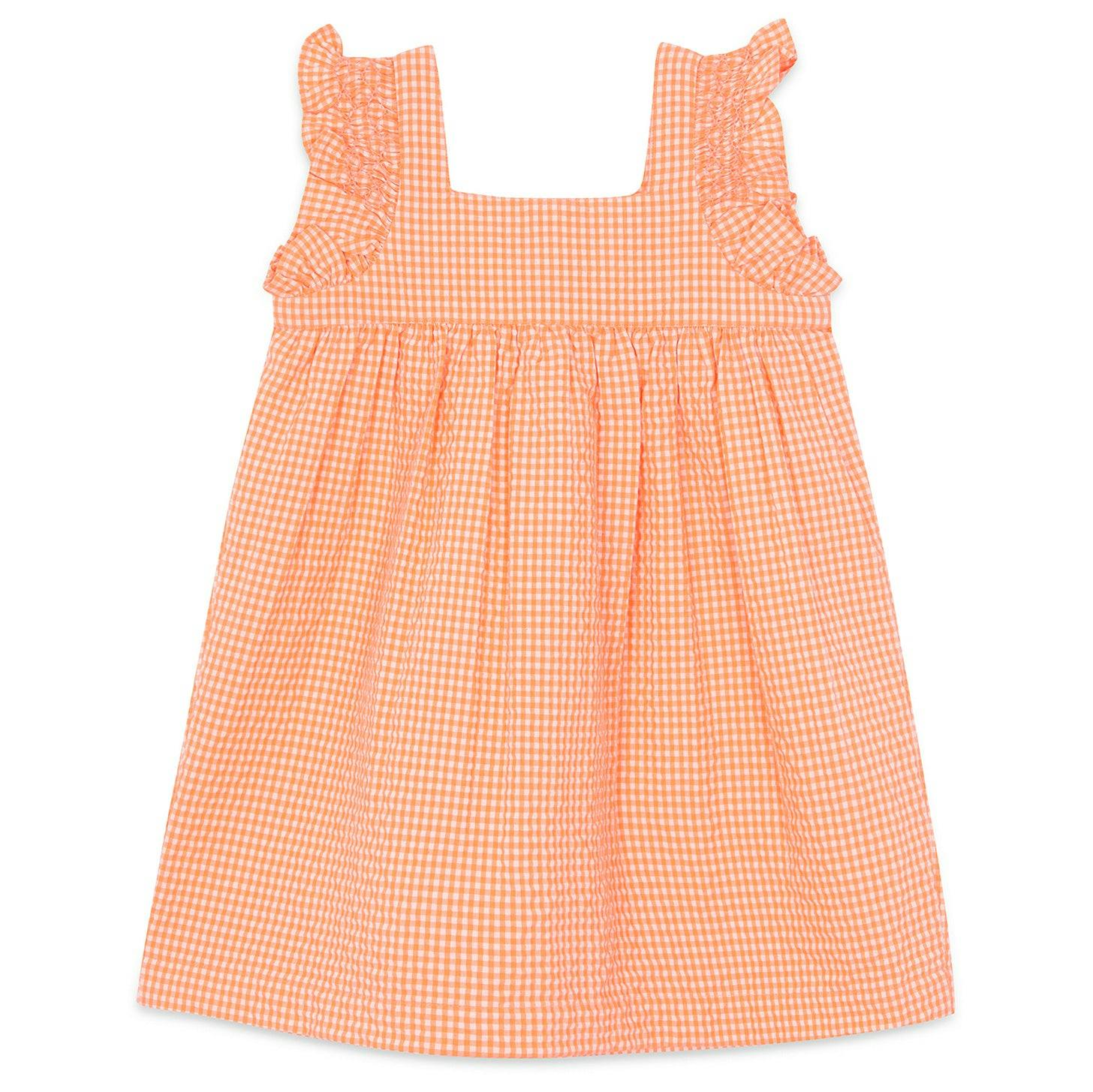 BONTON Nonna Dress - Carreau Fluo