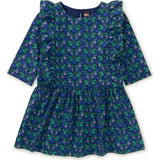 Ruffle Sleeve Dress, Blue