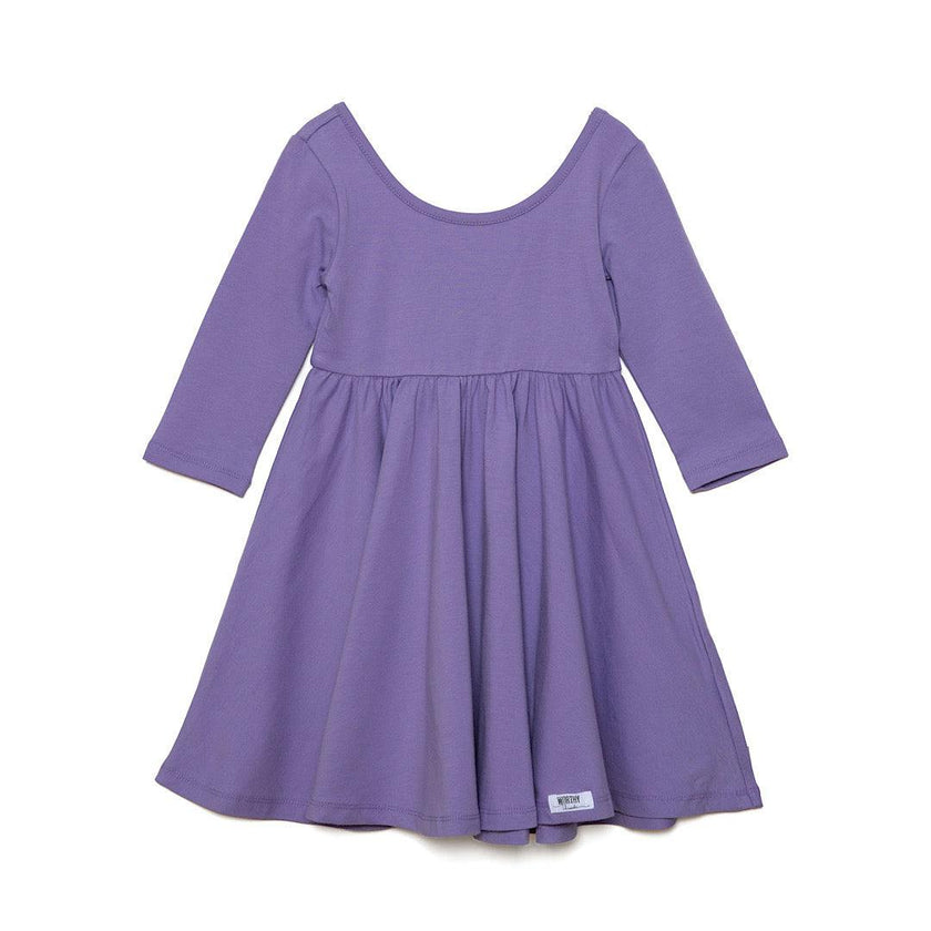 Twirly Dress in Purple