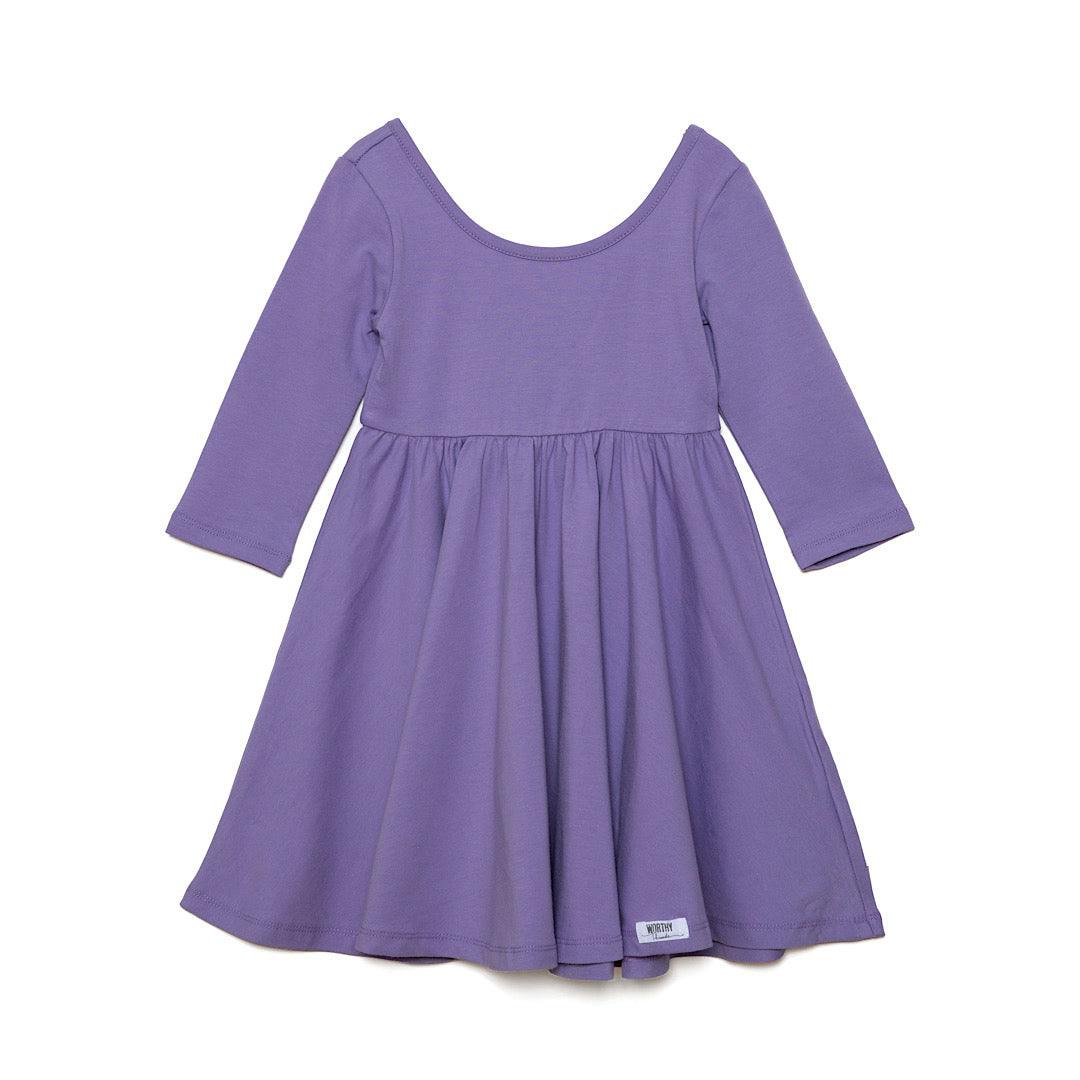 Twirly Dress in Purple