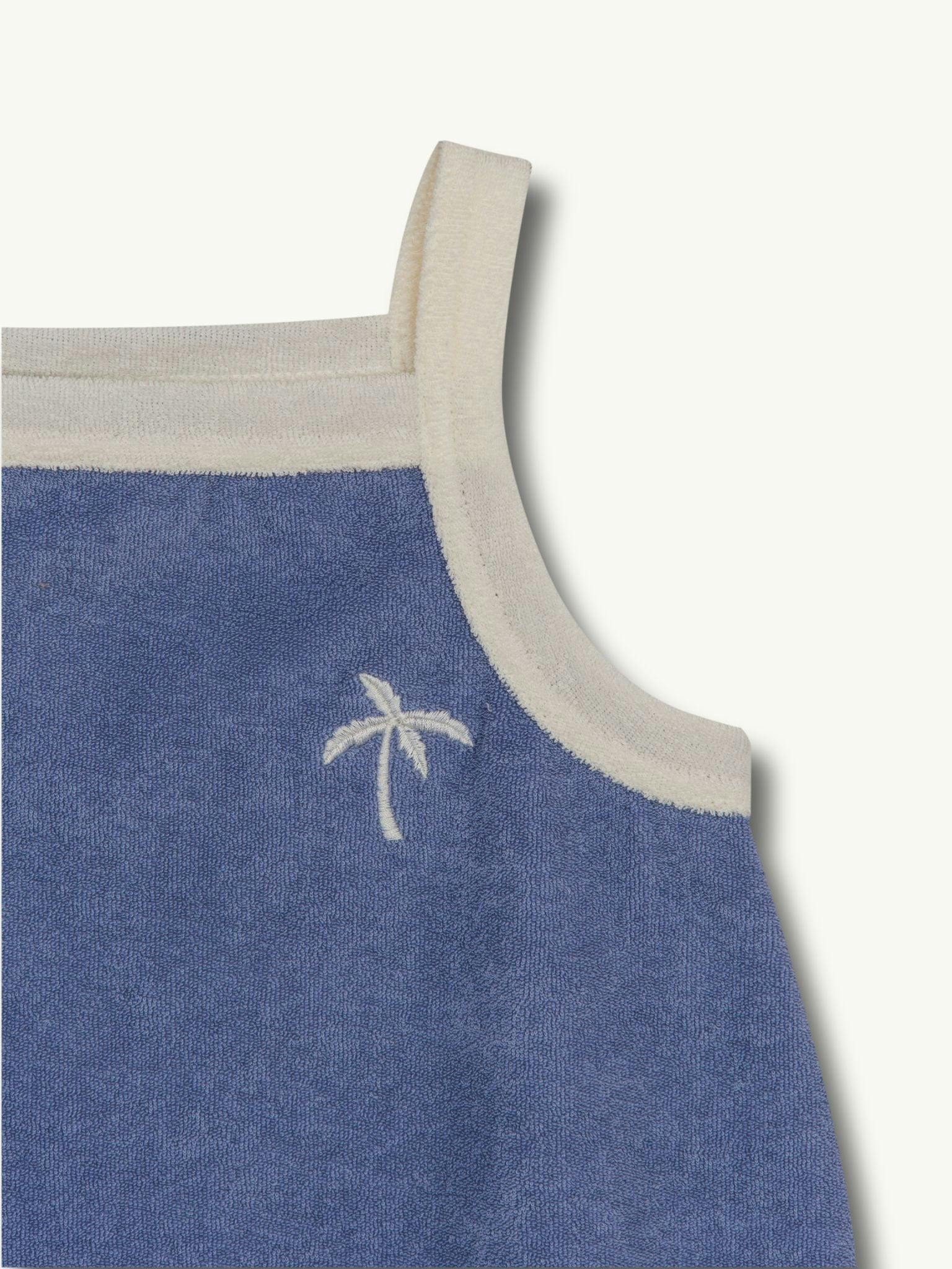 children's terry romper - berry breeze