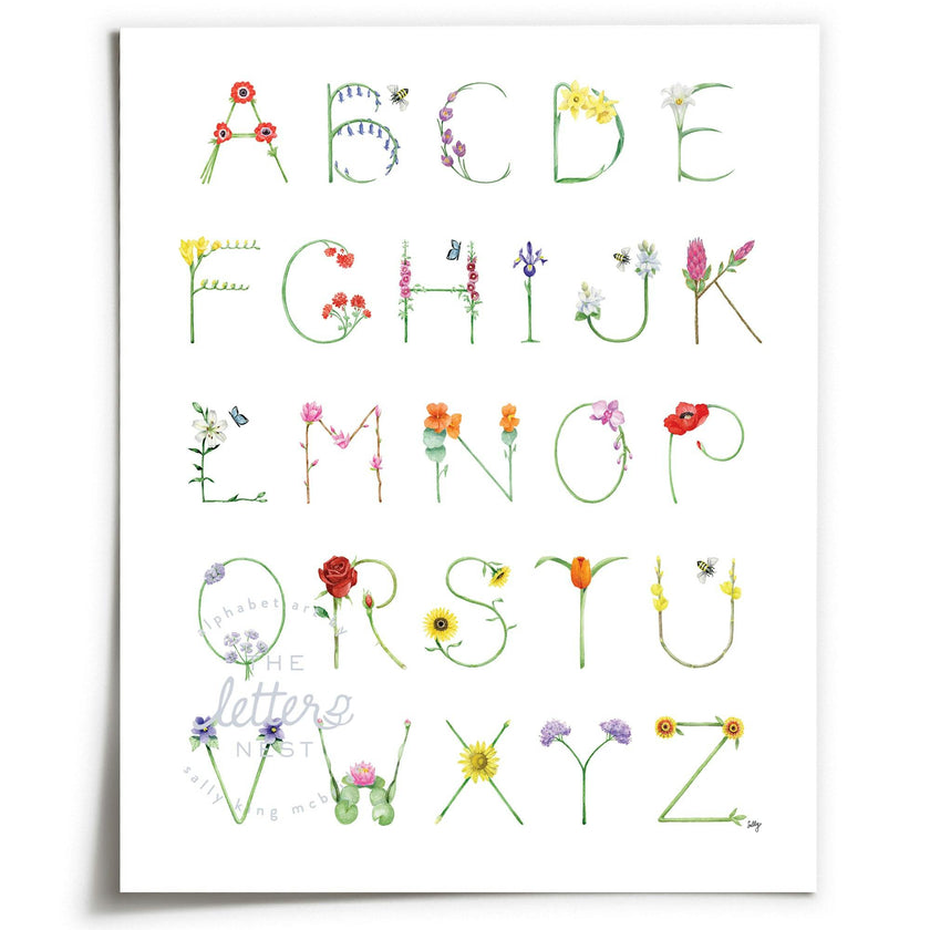 Flower Alphabet