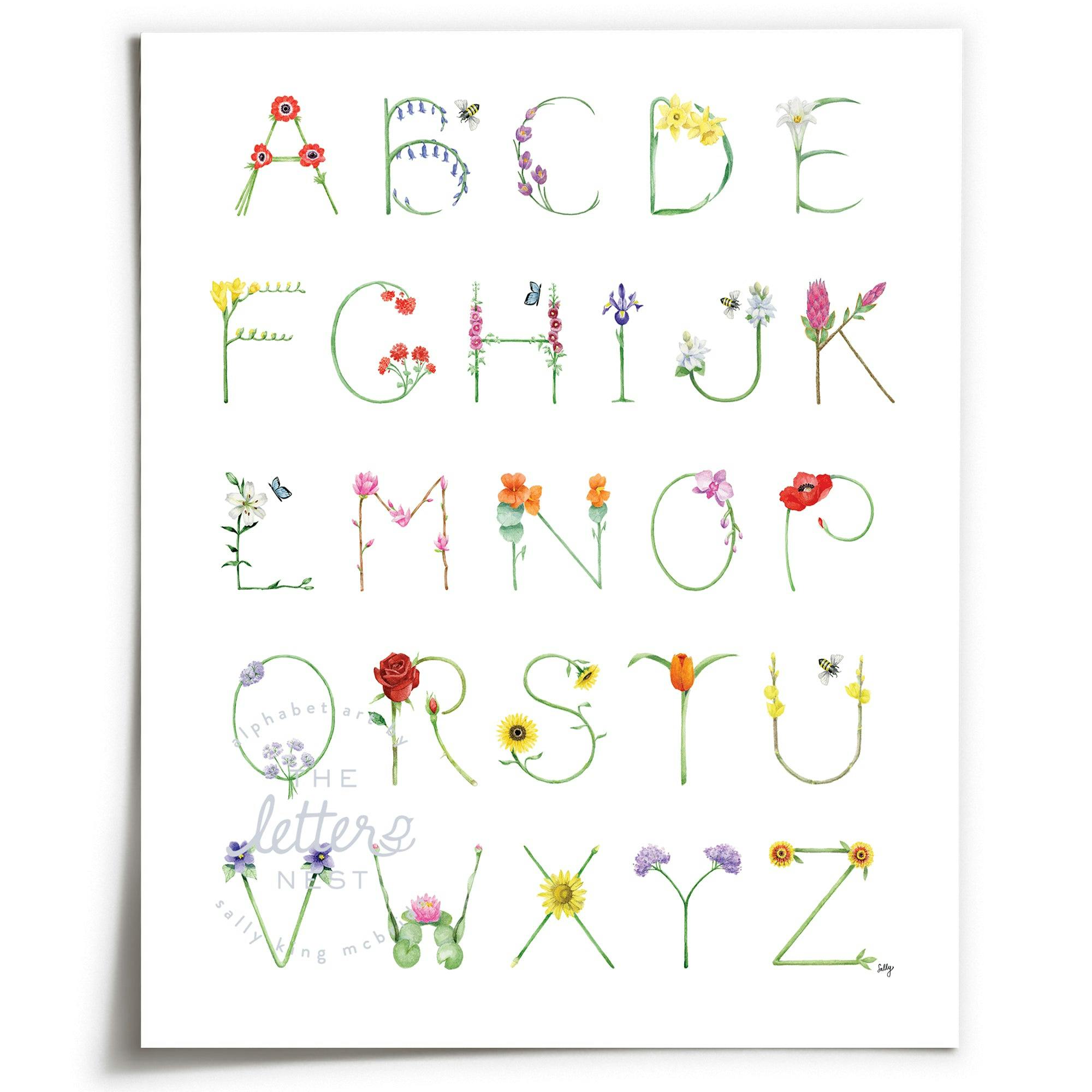 Flower Alphabet