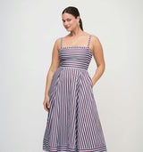 The Margot Dress - Firecracker Stripe