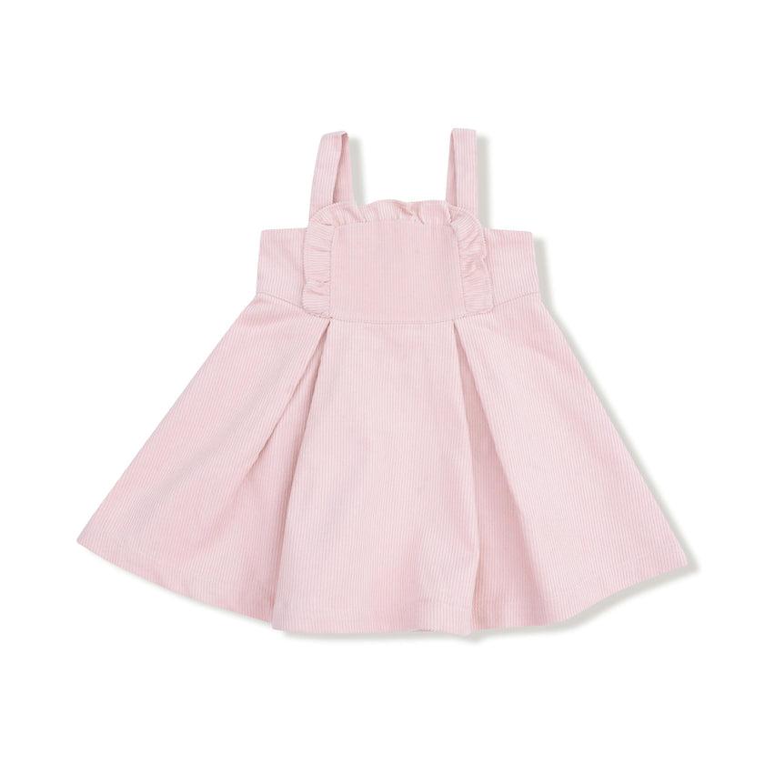 Veiled Pink - Ruffle Jumper with Diaper Cover