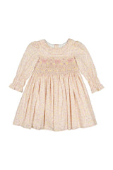 MARIE ANTOINETTE FLORAL SMOCKED DRESS