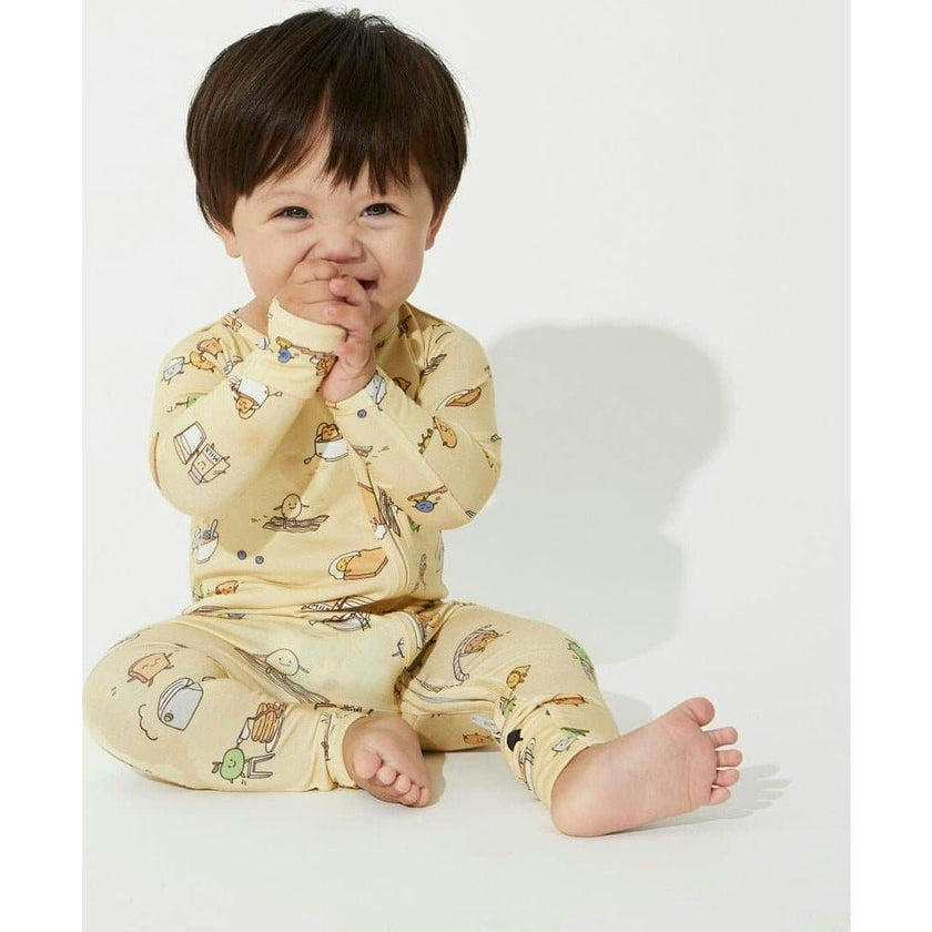 Love You Brunches Bamboo Convertible Footie