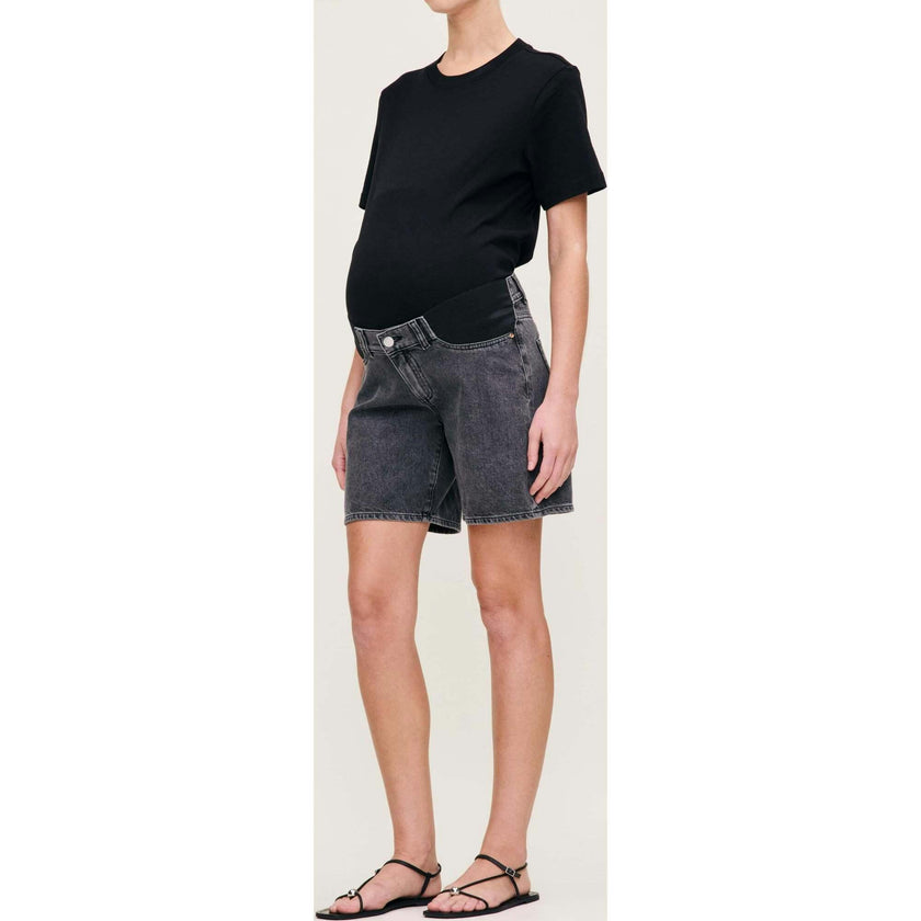 Taylor Jean Short Maternity Relaxed 7" | Nightshade