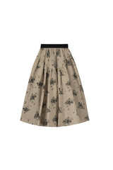 Lilly Skirt Camel & Black