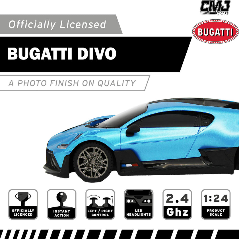 CMJ RC Car: Bugatti Divo - Blue