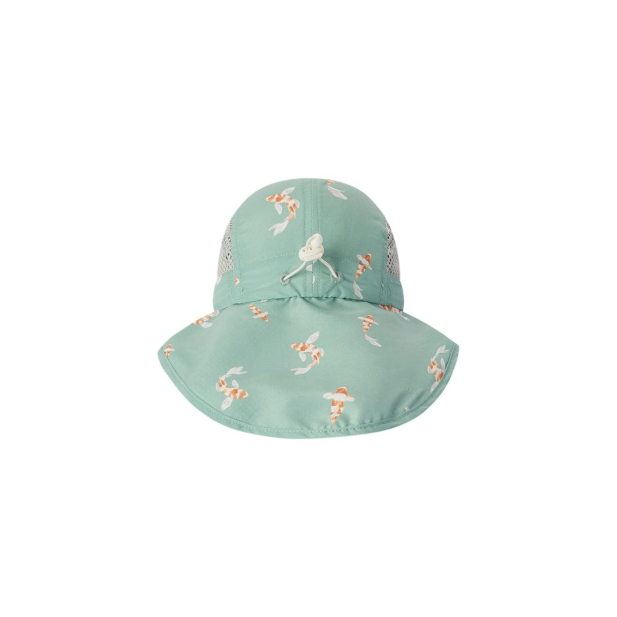 Swimming Koi Sun Safety Play Hat