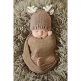 Hartley Deer Tan Knit Hat